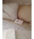 Conjunto cuna topitos beige