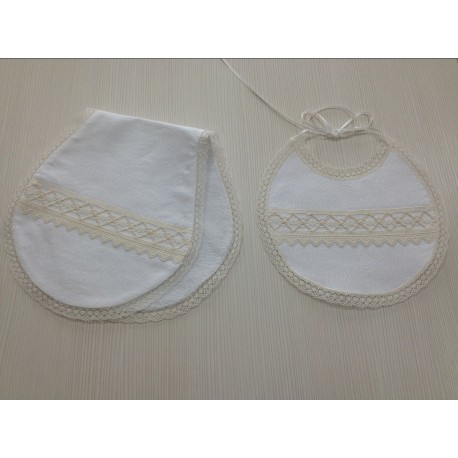 Conjunto de babita y babero 