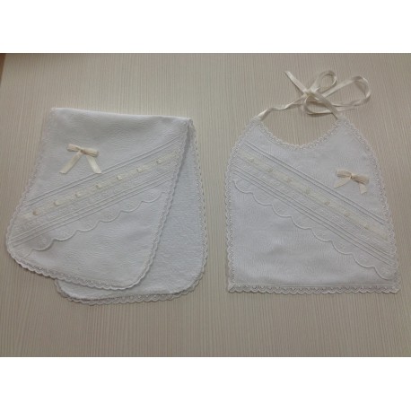 Conjunto de babita y babero 