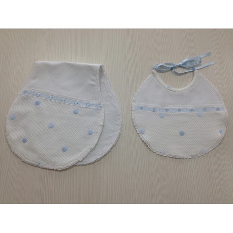 Conjunto de babita y babero 