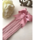 Calcetines ROSA ANTIGUO altos calados