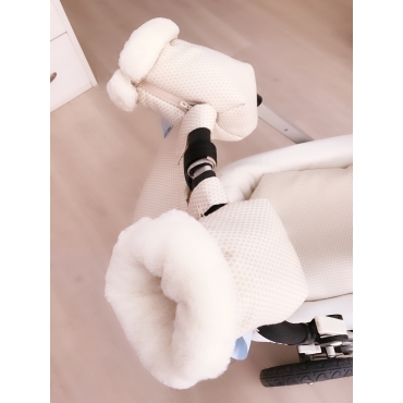 Guantes polipiel y pelito