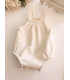 Pelele tirantes beige