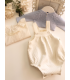 Pelele tirantes beige