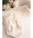 Pelele tirantes beige