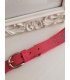 Cinturón hilo de plata FUCSIA