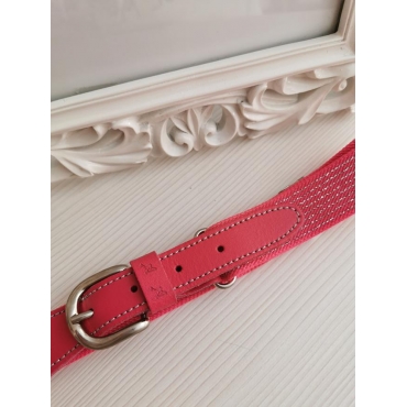 Cinturón hilo de plata FUCSIA