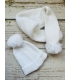 Conjunto gorro y bufanda AZUL