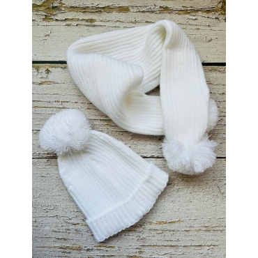 Conjunto gorro y bufanda AZUL