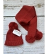 Conjunto gorro y bufanda TEJA