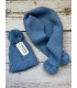 Conjunto gorro y bufanda AZUL
