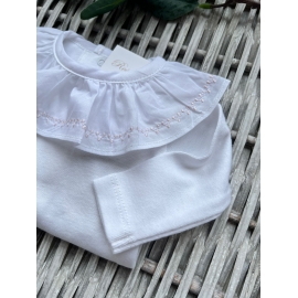 Body fantasía rosa Manga larga