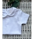 Body cuello bebé, manga corta