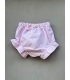 Braguita piqué nido rosa bebé