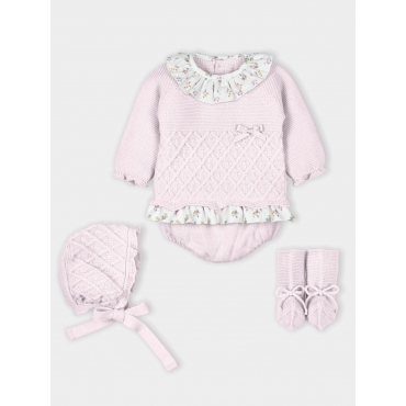 Conjunto 4 piezas FLORECITAS