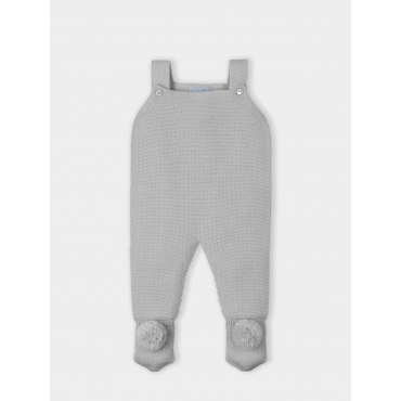 Peto pompones lana GRIS