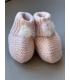 Patucos pompon ROSA BEBÉ