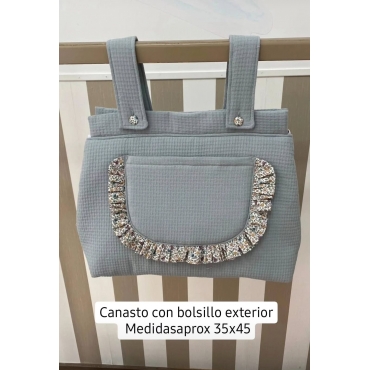 Bolso canasto personalizado