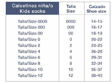 GUÍA DE TALLAS