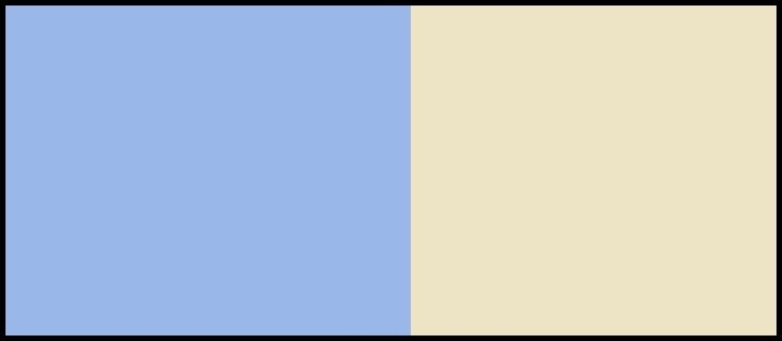 azul empolvado/beige